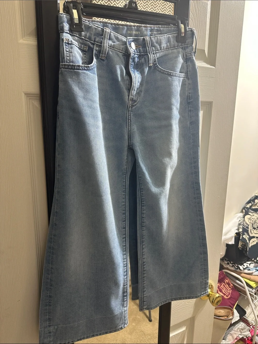 Old Navy Light Blue Wide Leg Jeans